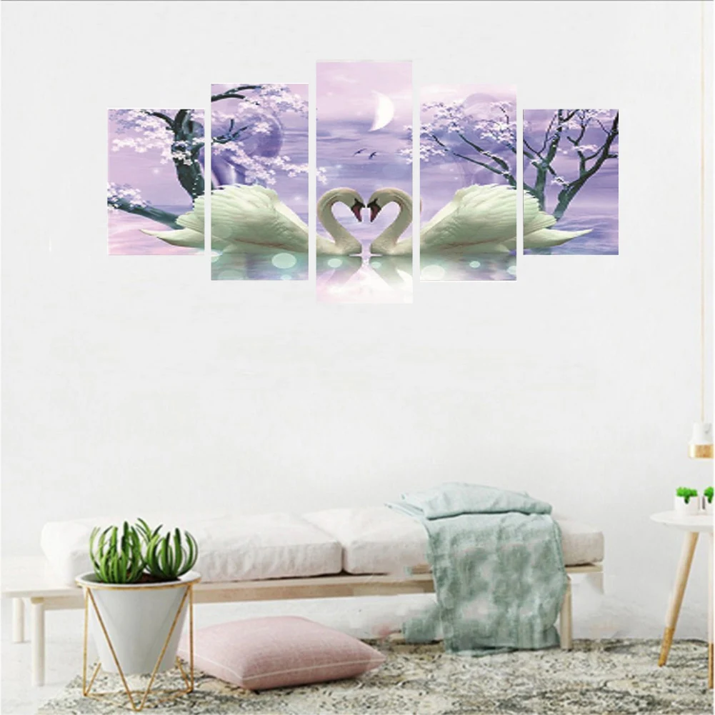 5D алмазная картина декорации 95*45 см Полный Круглый DIY Стразы Вышивка крестиком