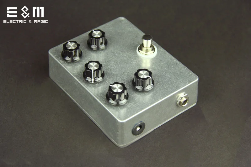 DIY MOD Zvex коробка с металлической педалью электрическая гитара Stomp Box усилитель