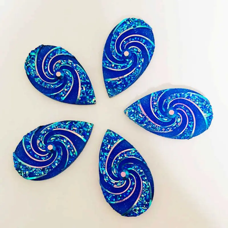 Горячее предложение/30 шт. 16 мм * 27 AB Смола искусственная Стразы свадебное