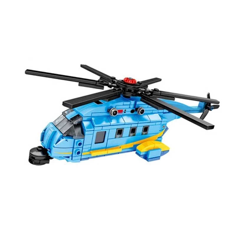 

Mini Military Aircraft Bricks DIY Su-27 F-16 Fighter LAH H-92 Helicopter Plane Model Building Blocks Toys For Children Xmas Gift