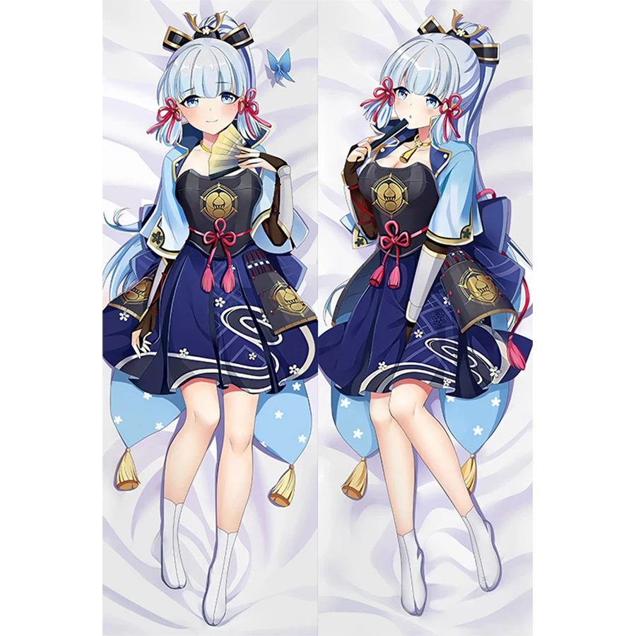 

Дакимакура Genshin impact Ayaka art. Аниме Подушка Genshin impact ayaka