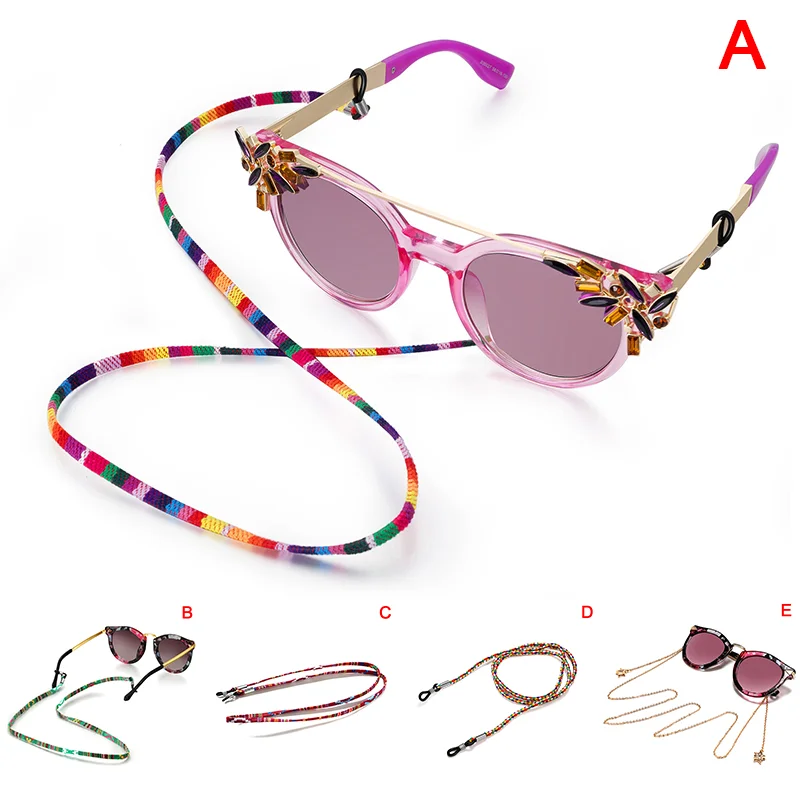 

Cloth Glasses Chain Mask Hanging Rope Sunglass Lanyard Holder Ear Hanging Rope Adjustable Non-marking Ear Lanyard