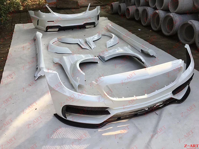 Z ART широкий тюнинг пакет для C class 2015 2019 W205 4 дверь Тюнинг Комплект