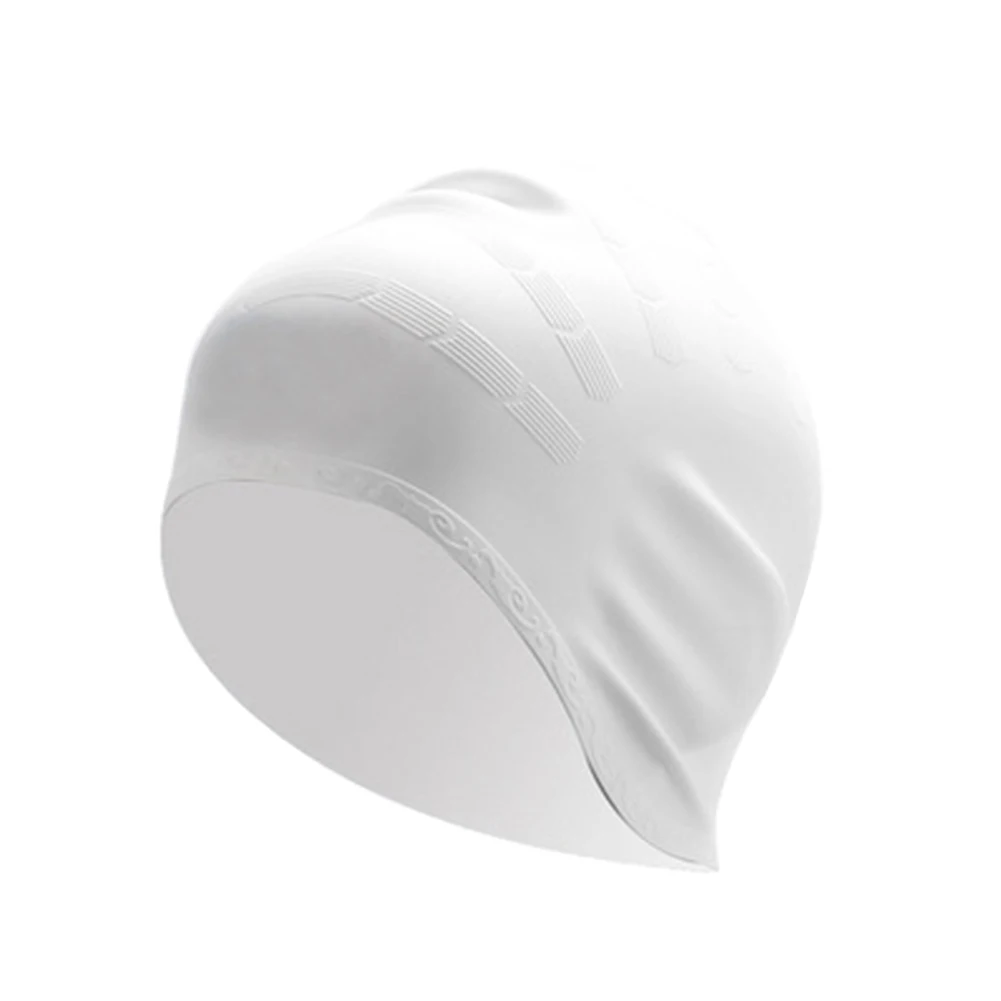 Силиконовая шапочка для плавания женщин и взрослых эластичная