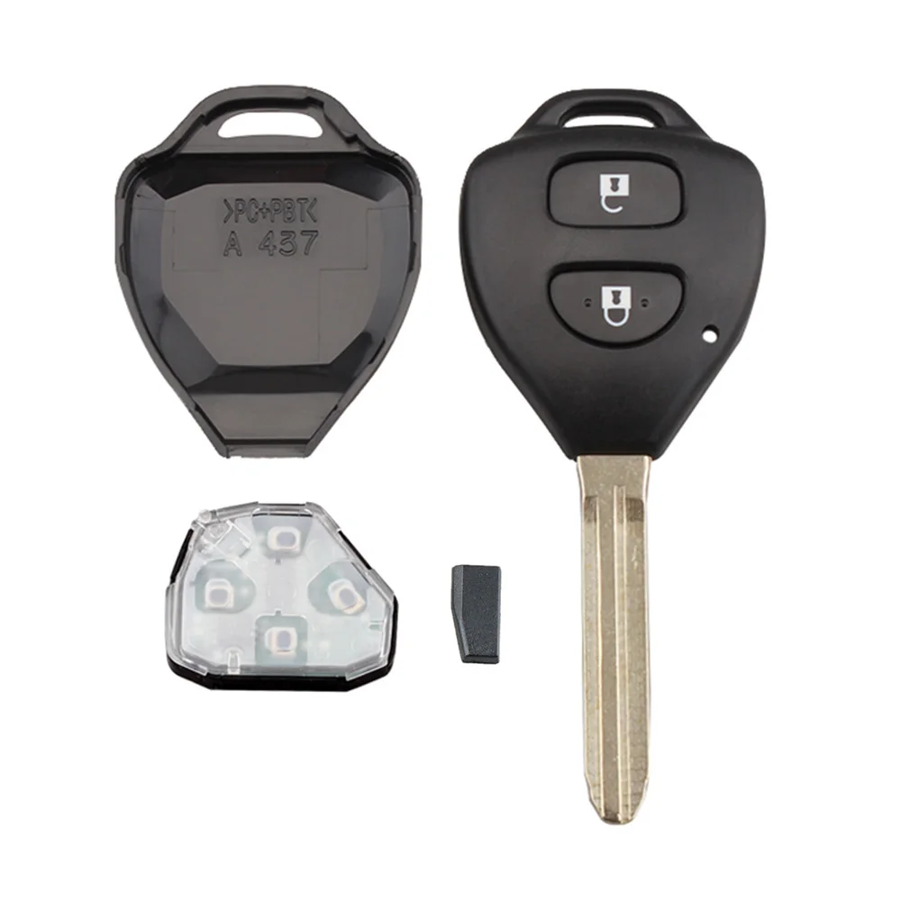 

QWMEND G Chip B41TA Smart Car Key for Toyota Hilux 2009-2015 Toyota Yaris 2011-2014 Car Remote Key 433Mhz 2 Buttons