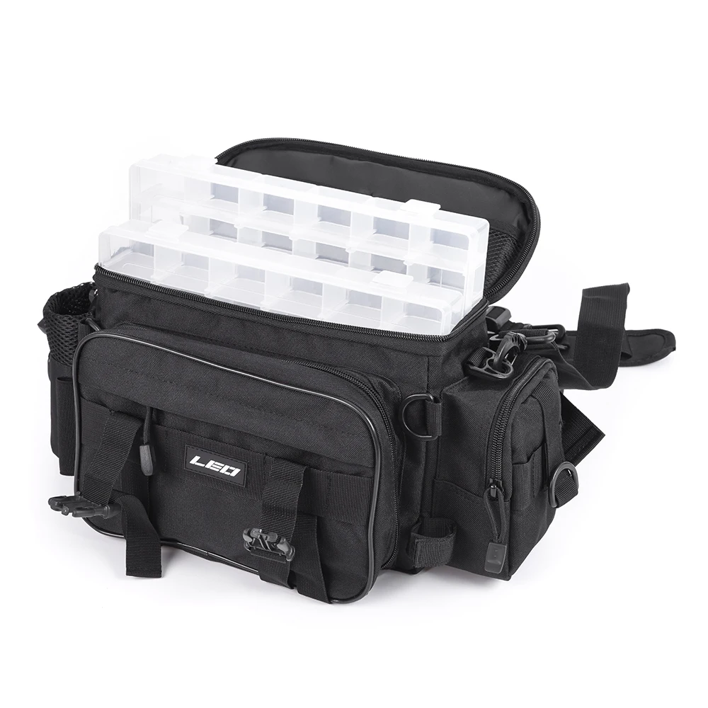 

40*17*20cm Fishing Bag Men Women Multifunctional Waterproof Outdoor Waist Shoulder Bag Case Reel Lure Storage Bag Fishing Tackle