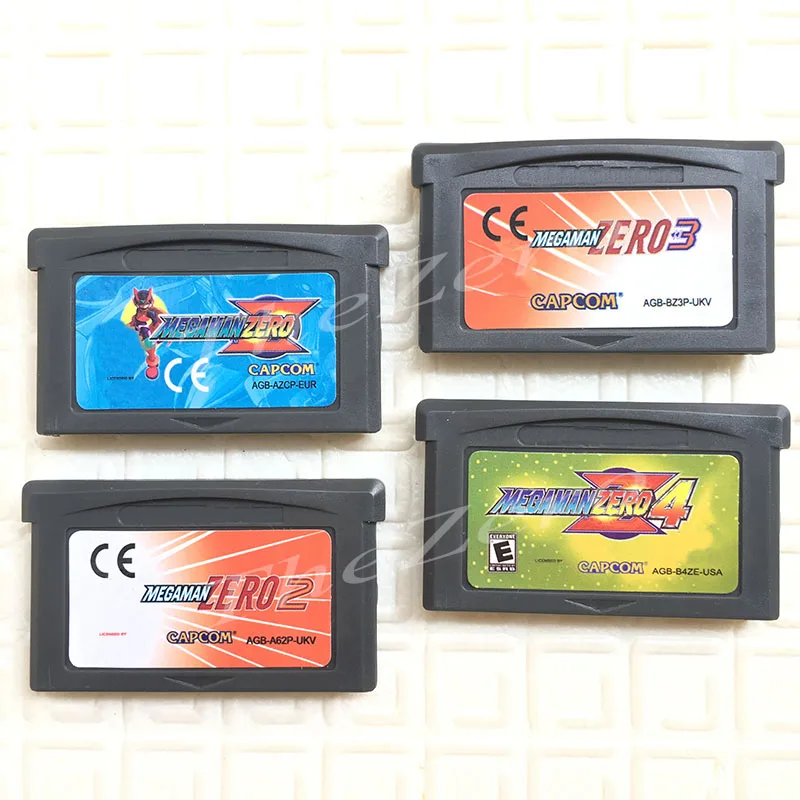 Видеоигра Megaman Zero Series 1 2 3 4 для картриджной консоли 32 бит|Картриджи| |