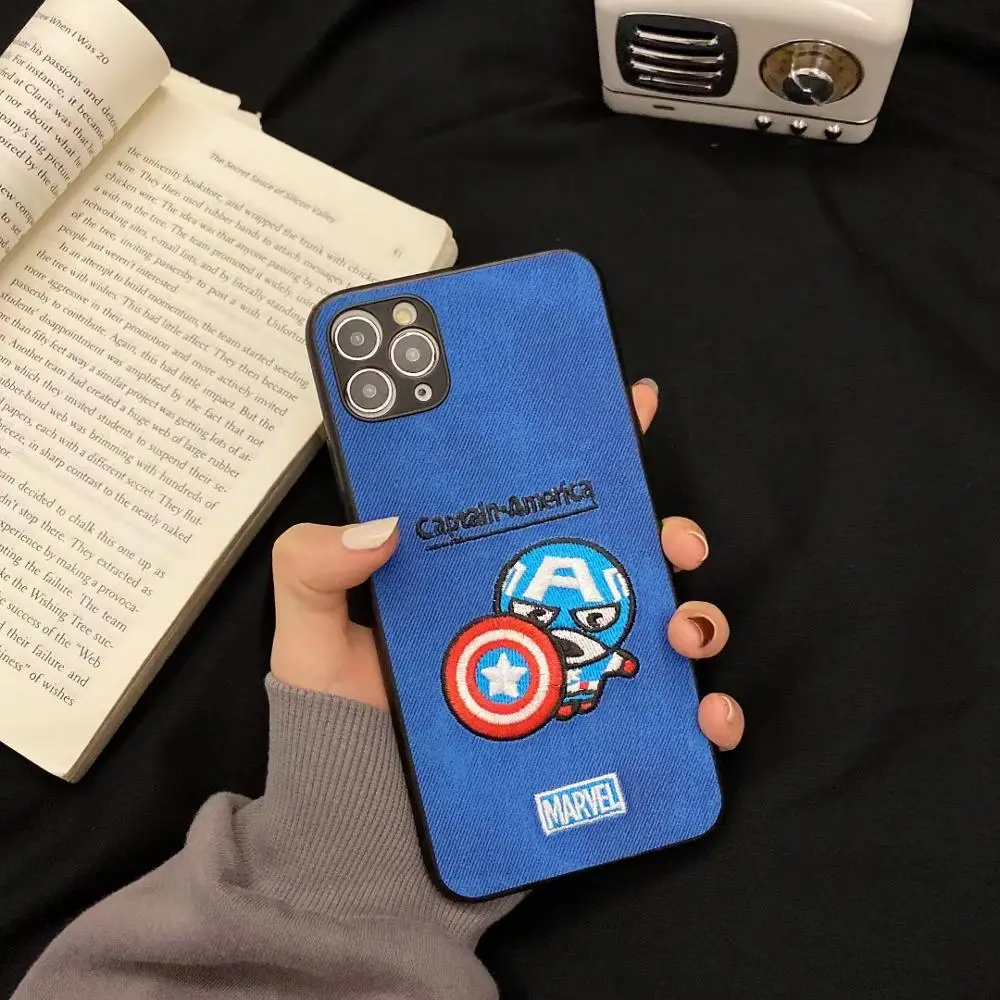 

Trendy Fashion Lightweight Cute Cartoon Red Blue Phone Case Suitable for iPhone7(8)Plus/X/XS/Max/XR/11(12)Pro/Max