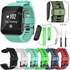 Ремешок силиконовый для Garmin Forerunner 35, оригинальный сменный спортивный браслет для наручных часов, портативные аксессуары, разноцветный браслет