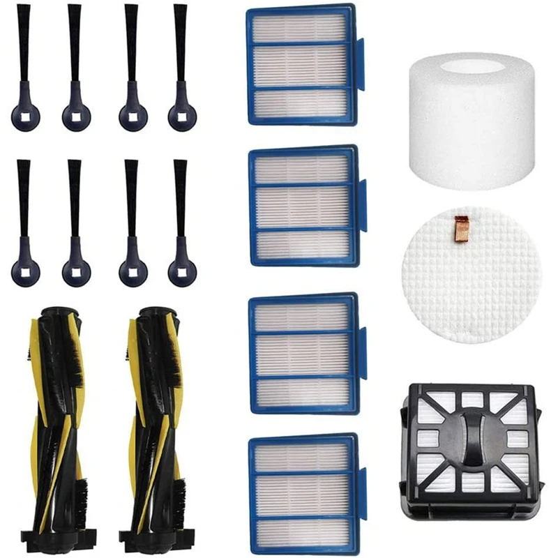 

Replacement Parts For Shark IQ Robot Vacuum Cleaner Accessories Kit Filters, Side Brushes, Roller Brushes