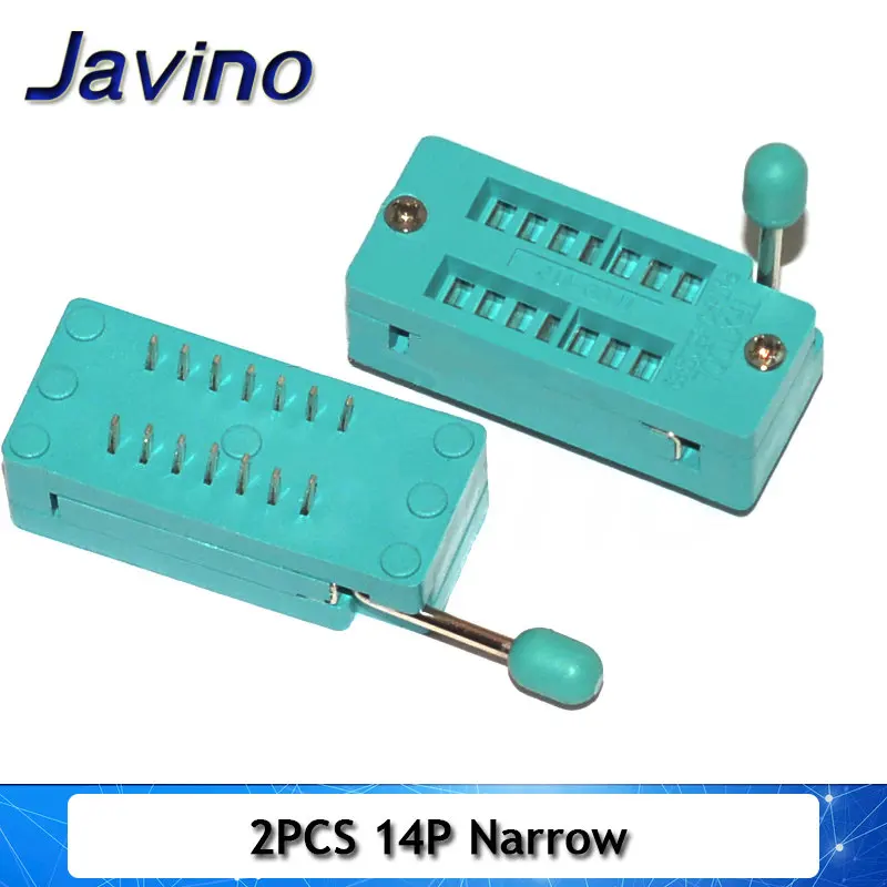 2 шт./лот IC тест на гнездо zif универсальные гнезда 14Pin/16Pin/18Pin/20Pin/24Pin/28Pin/40Pin