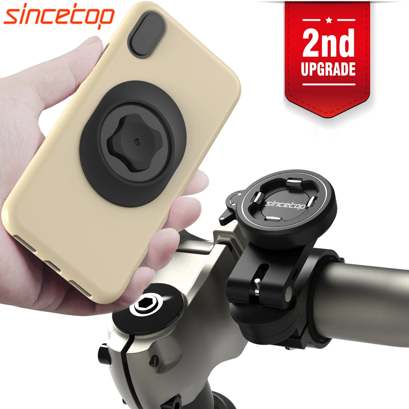 universal motorcycle bike phone holder mountain bike moto aluminum quick release mount bicycle stand handlebar bracket 2nd gen free global shipping