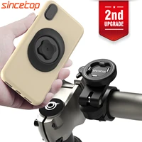 Universal Motorcycle Bike Phone Holder Mountain Bike Moto Aluminum Quick Release Mount Bicycle Stand Handlebar Bracket 2ND gen