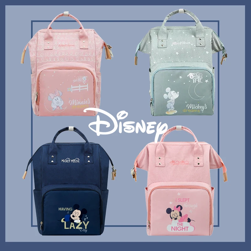 Сумка для подгузников Disney рюкзак беременных с Минни и Микки вместительный