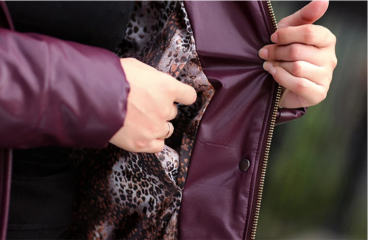 Зимний кожаный пуховик для женщин, пальто из овчины, большие размеры, L-8XL, парки с капюшоном, женские толстые теплые длинные кожаные куртки