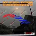 Карта Флаг Кубы наклейка автомобиль Vinylpick Размер высечка без фона