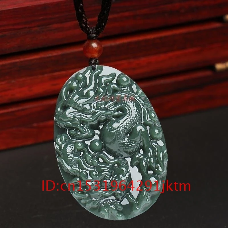 Мужские очаровательные модные ожерелья Hetian Dragon Jade ювелирные изделия из нефрита
