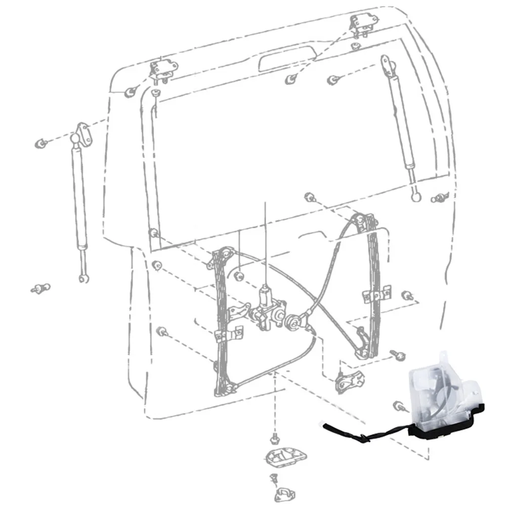 Рисунок 6 - Мотор привода замка задней двери