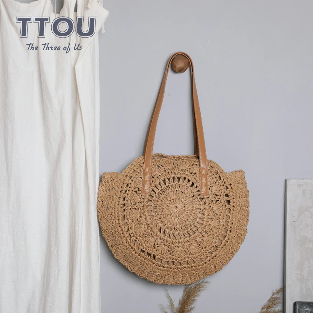 

Vintage Women Luxury Designer Round Shoulder Bags Fashion Trendy Female Pu Leather Plaid Crossbody Bag Office Lady Zip Purse