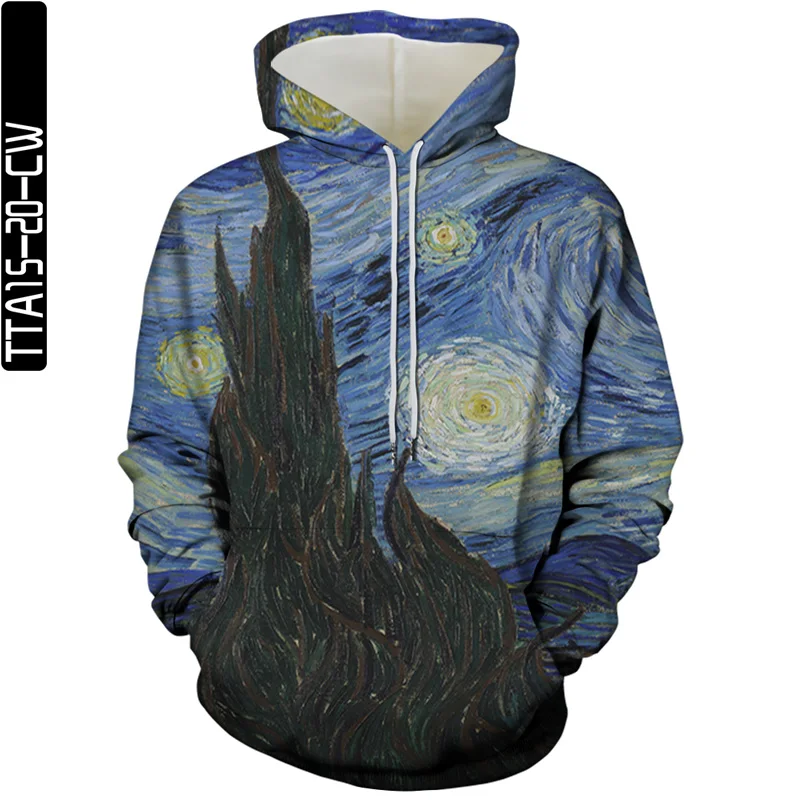 

New men's and women's hoodies 3D printing mountain elements men's hoodies long sleeve pullovers fashion casual sports hoodies