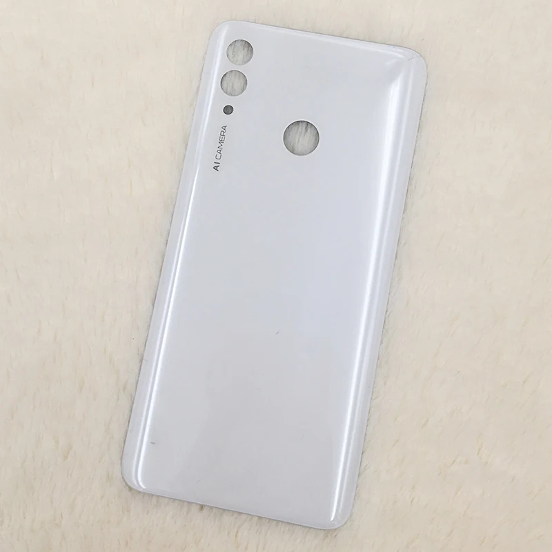 White Для huawei honor 10 lite POT-LX3 L23 LX1 L21 LX2 задняя крышка батарейного отсека Корпус Задняя стеклянная часть синий черный белый градиент синий - Цвет: White