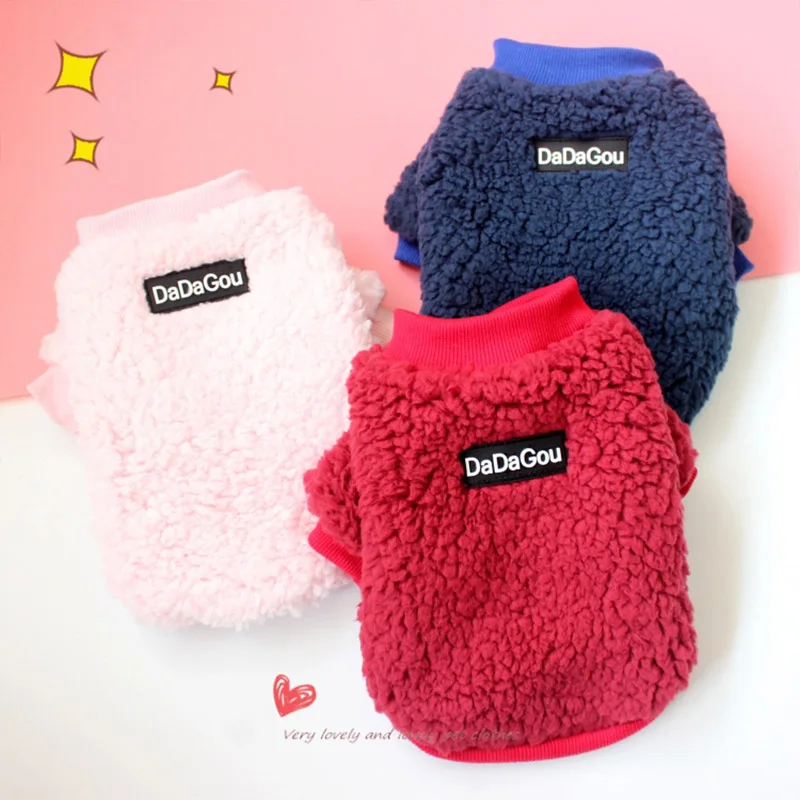 Зимняя одежда для собак Теплая Флисовая щенков чихуахуа маленьких и средних