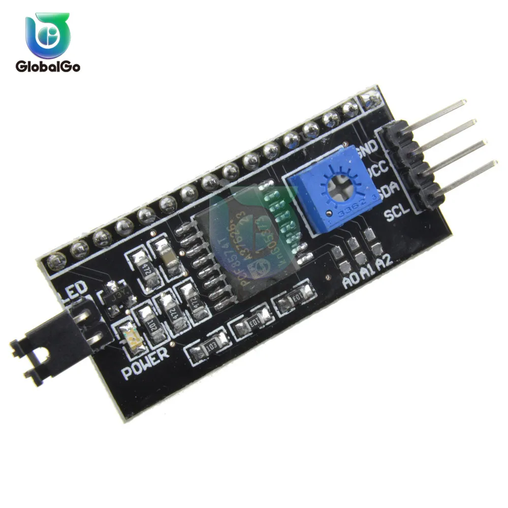 PCF8574T PCF8574 IIC/I2C/интерфейс lcd 1602 2004 ЖК-дисплей модуль 4Pin адаптер пластина для Arduino |