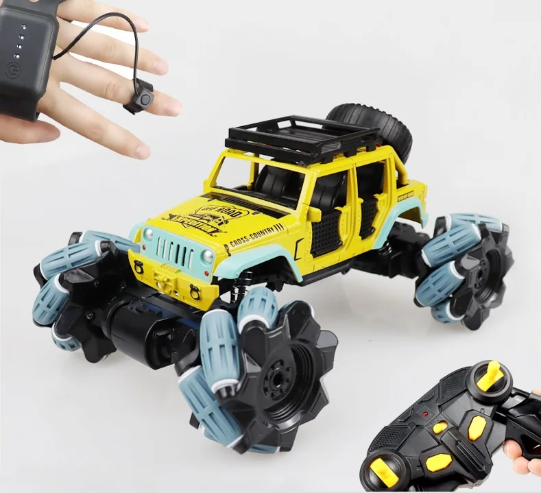 

Пульт дистанционного управления для каскадеров автомобиля индукция жестов 4WD внедорожный скалолазание Дистанционное управление автомоби...