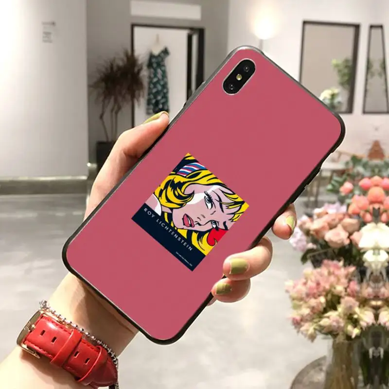 HTxian 0 Roy Lichtenstein DIY Роскошный чехол для телефона iPhone 11 pro XS MAX 8 7 6 6S Plus X 5 5S SE XR |