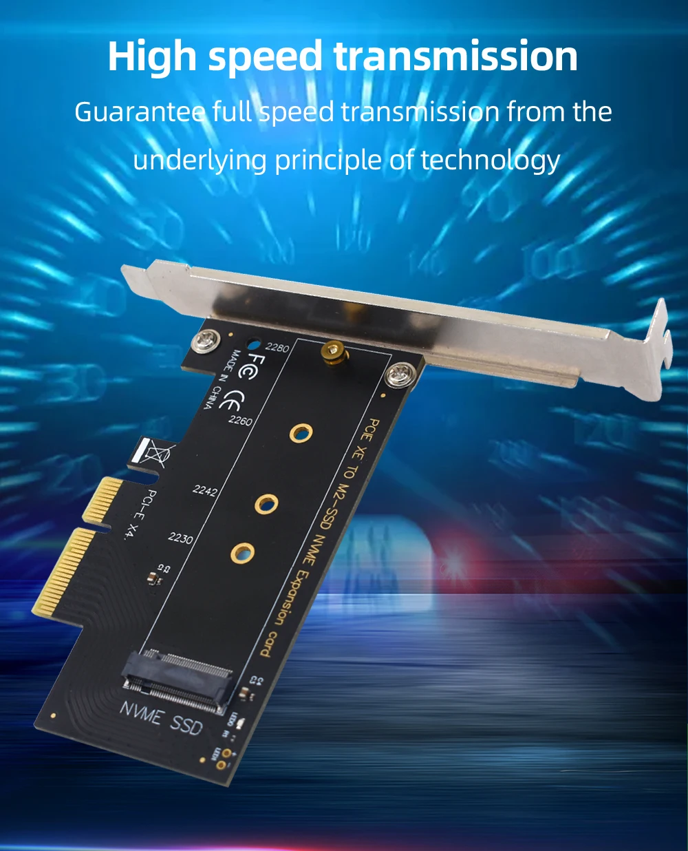 Плата адаптера TISHRIC с одним портом M2 NVME на PCIE 4X плата XE SSD универсальная расширения