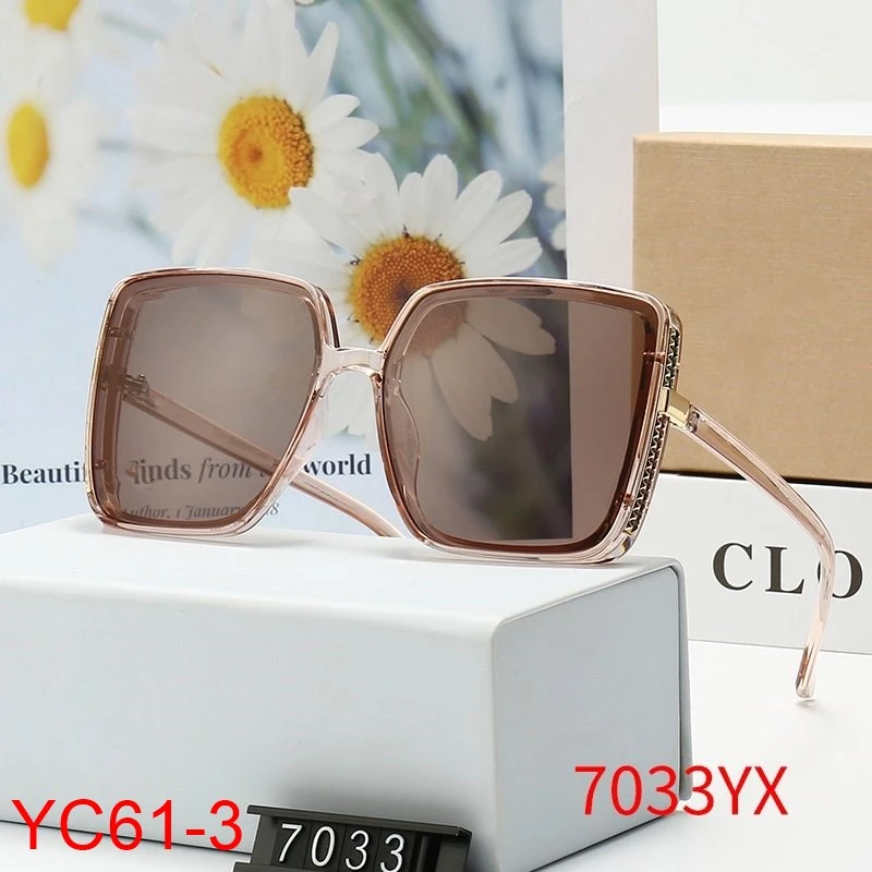 

YC61 New Fashion Vintage classic Square Men Sunglasses Brand Designer New Luxury Polarized Women Sunglasses With box