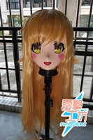 x km201quality handmade femalegirl resin japanese cartoon character animego cosplay kigurumi mask crossdresser