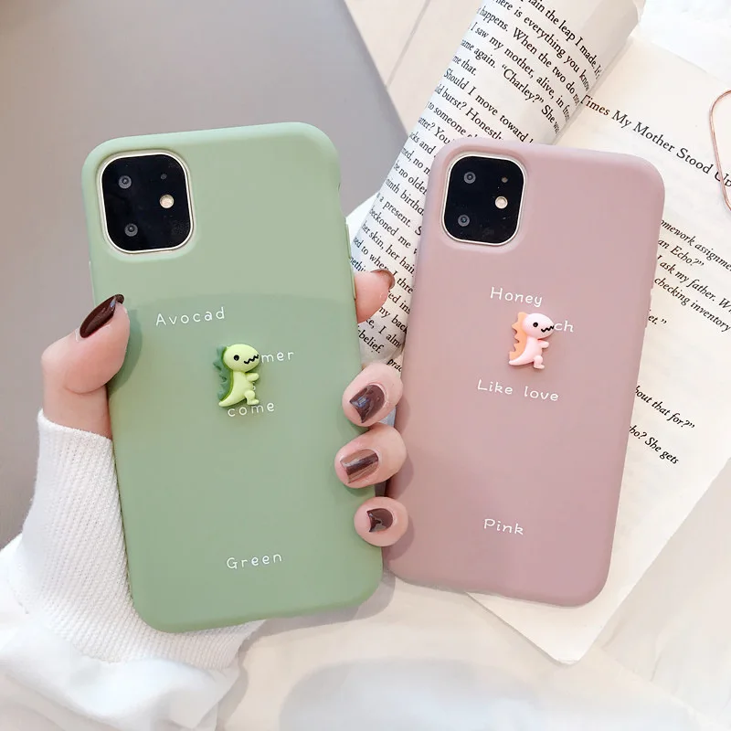 Силиконовый чехол для телефона с милым 3D мультяшным рисунком креативный