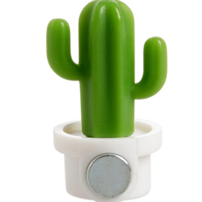 6 шт./компл. магниты на холодильник милое растение суккулент магнит кнопка кактус