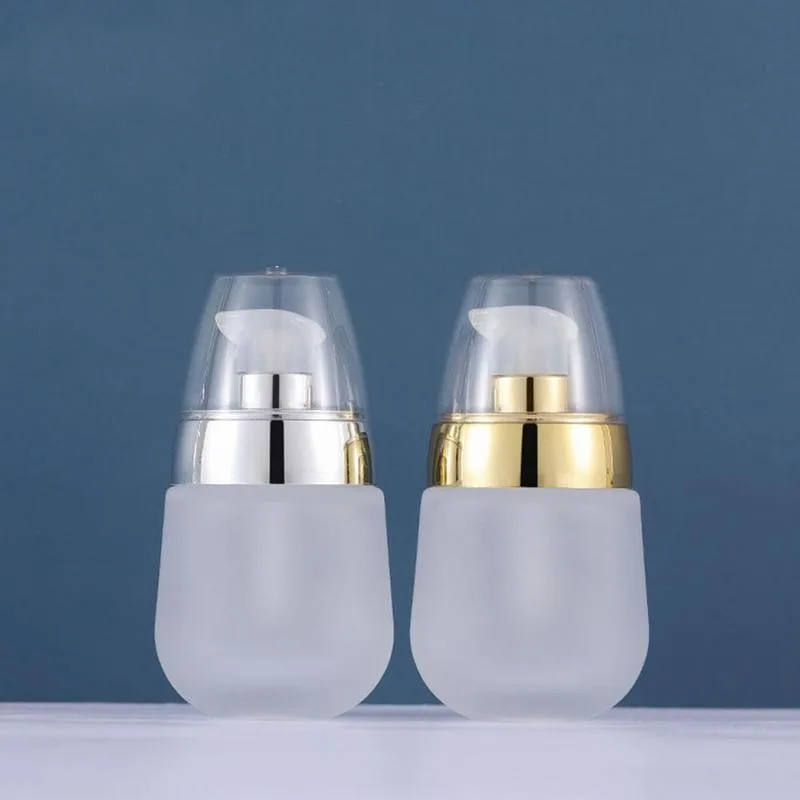 30 мл дозатор для лосьона Пресс бутылка Стекло лосьонов контейнер и с насосом