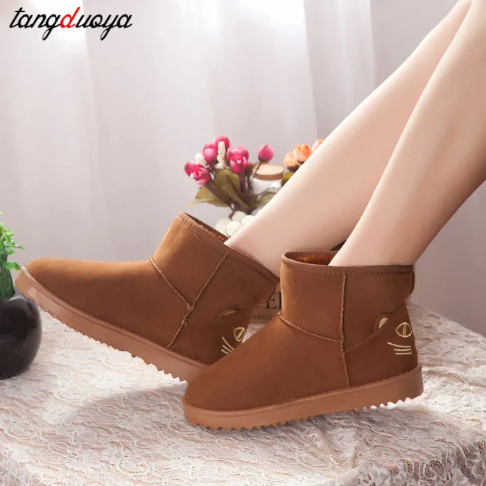 Зимняя женская обувь милые ботинки женские зимние ботильоны зимняя полусапожки