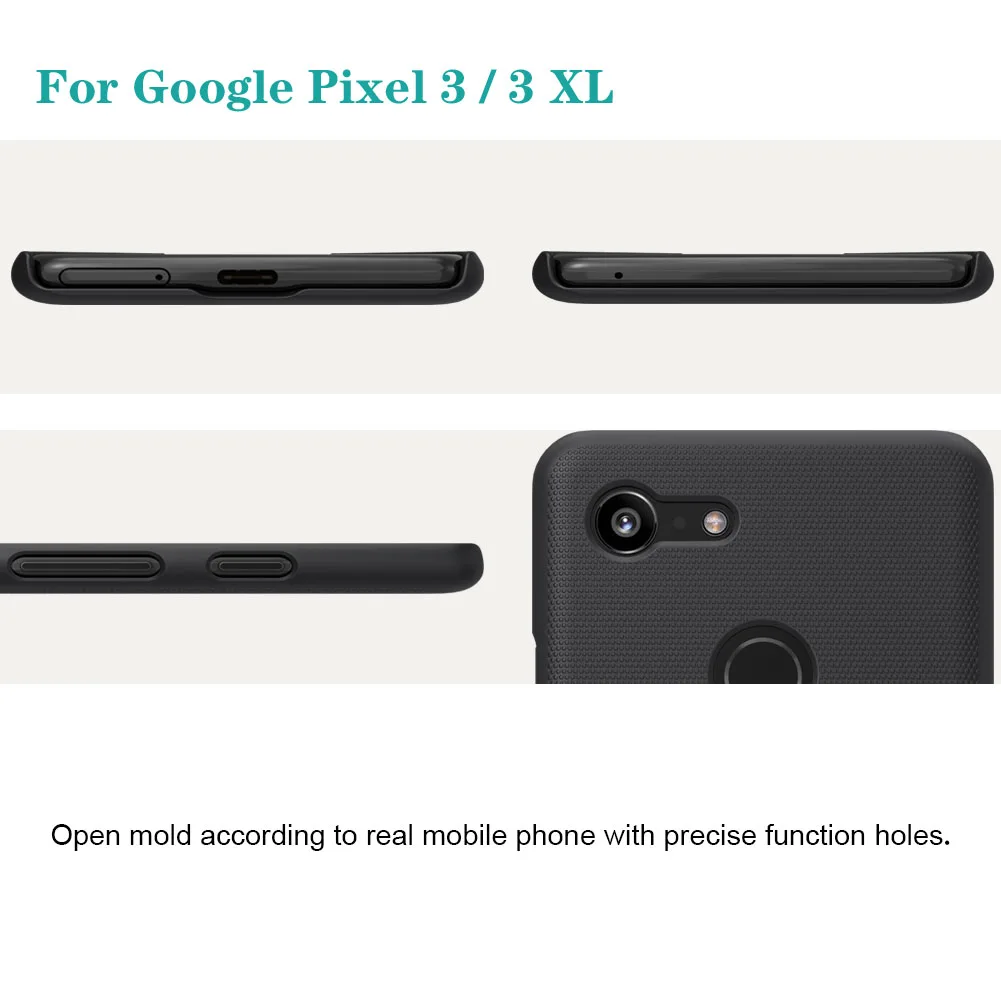 Для Google Pixel 3a XL 3XL чехол Pixel 3 3a чехол Nillkin Супер Матовый Щит Жесткий ПК Защита задней крышки для Google Pixel3a XL