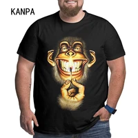 designer 3d animal print mens t shirt plus size monkey man t shirts top clothes tops tee big size 6xl 5xl