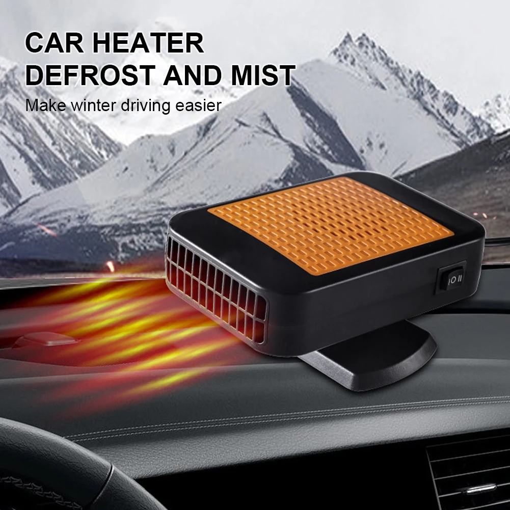 

12V 24V Car Heater Portable Electric Car Heater 2 Speed Heating Fan Windshield Defrosting Fan Car Lighter Demister Defroster