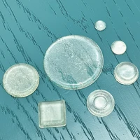 Self-Adhesive Anti Collision Particle Door Stopper Silicon Rubber Kitchen Cabinet Self Adhesive Stop Damper Buffer Door Bumper