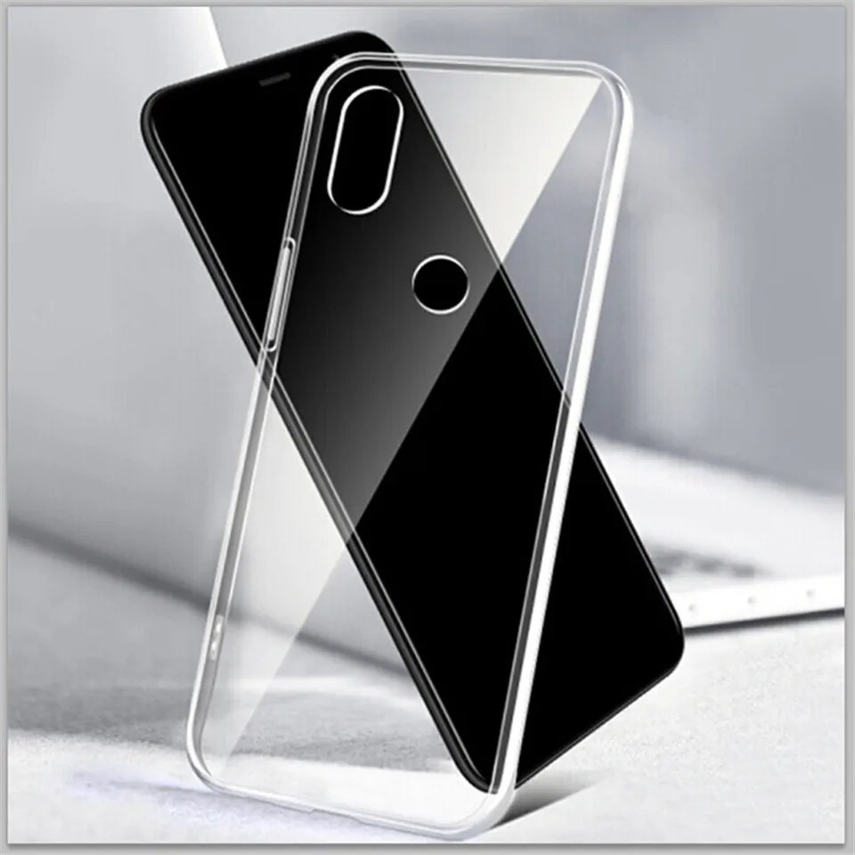 Чехол для Xiaomi Redmi 9A прозрачный силиконовый бампер мягкий чехол прозрачная задняя