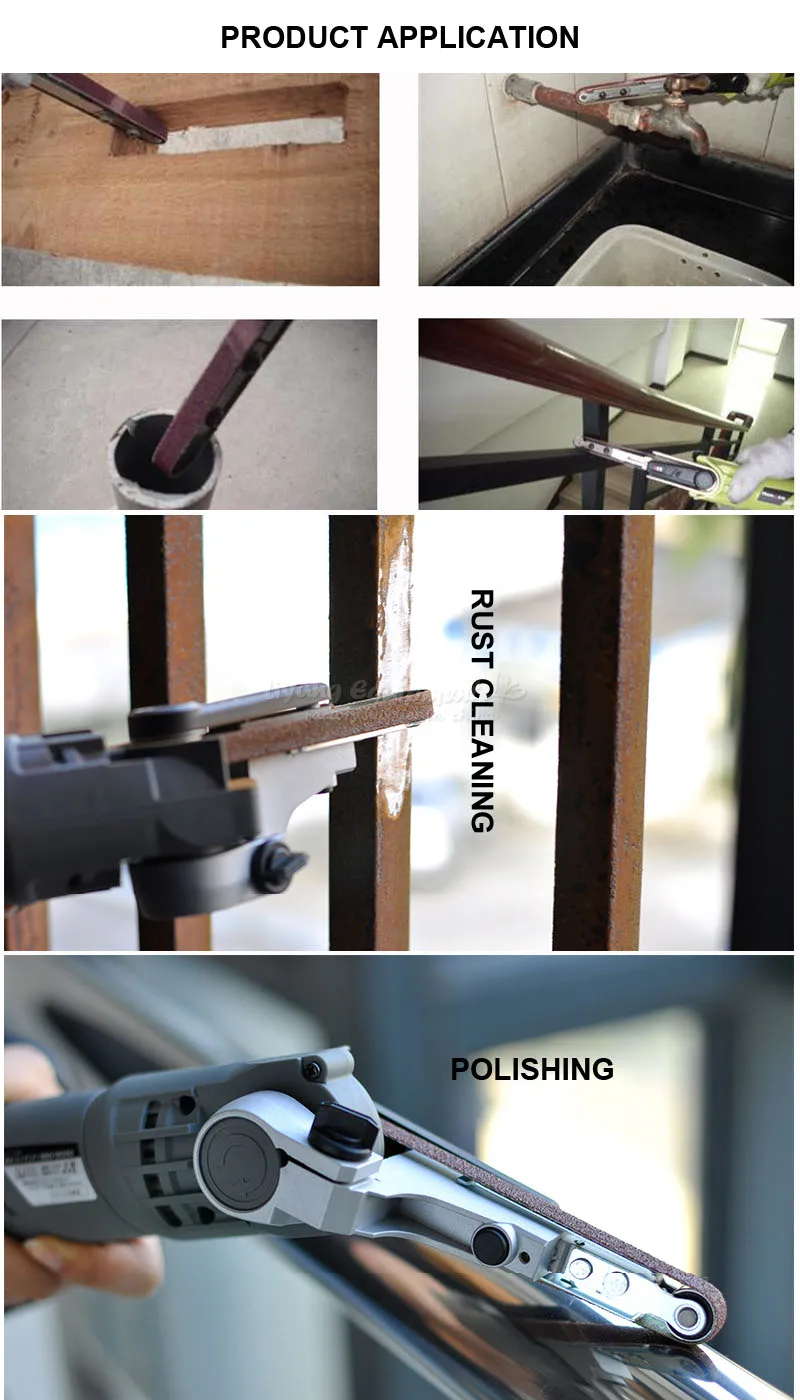 Мини-ленточные шлифовальные машины Φ 260W шлифовальная машина для обработки