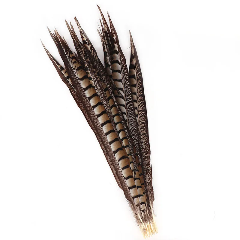 

Natural Lady Amherst Pheasant tail Feathers for Crafts 16-18inch/40-45CM Plume Decoration Plumas Carnaval Long Feather Decor