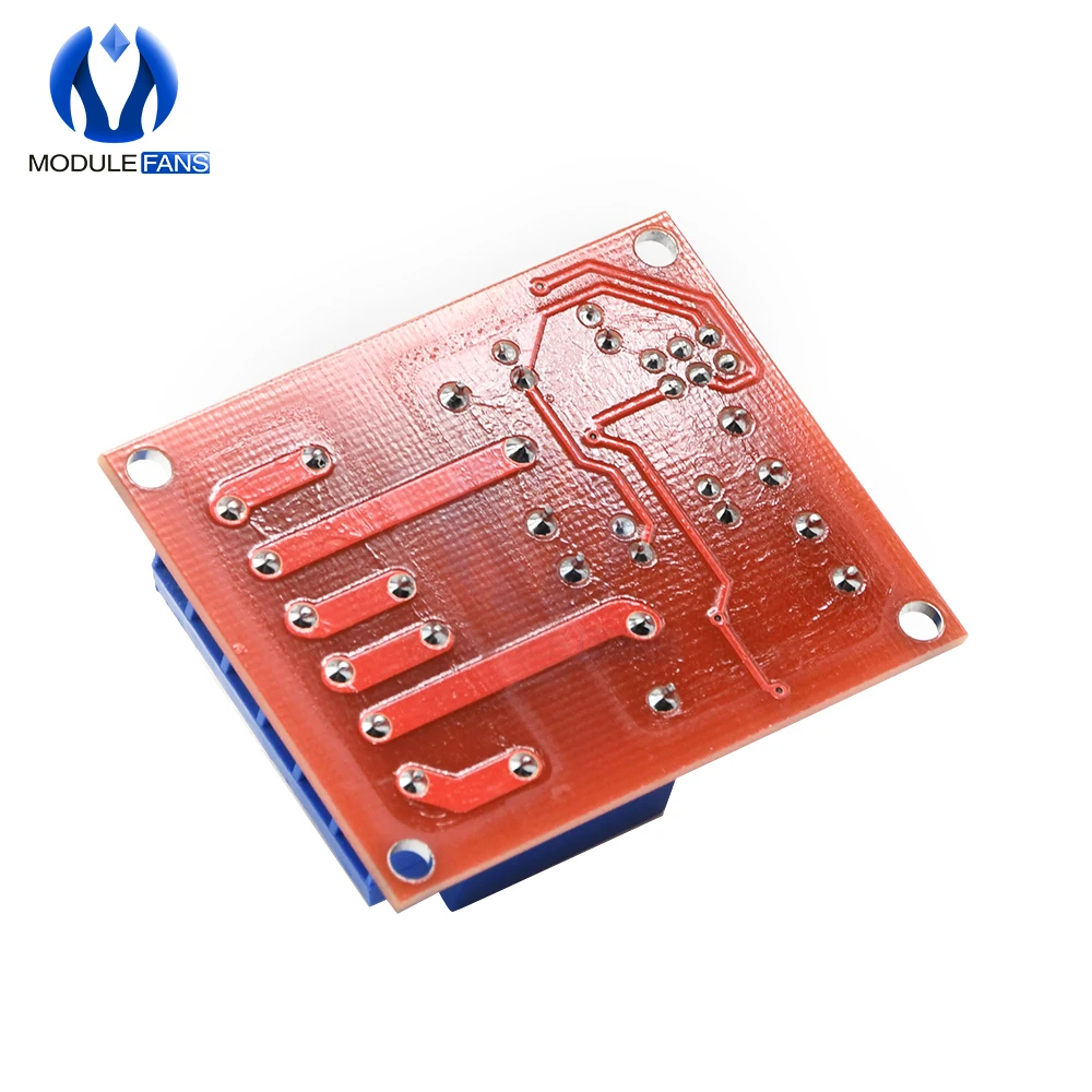 Релейный модуль щит для Arduino два 2 канальный 12V с опора оптопары высокого и низкого