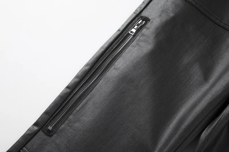 Джинсы мужские из вощеной джинсовой ткани в готическом стиле |