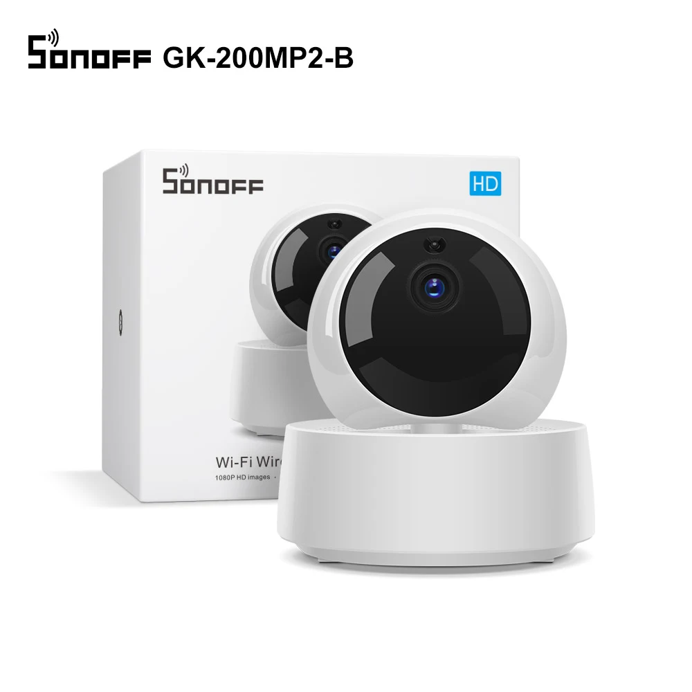 Беспроводная ip камера видеонаблюдения Sonoff 1080P HD Wi Fi управление через приложение