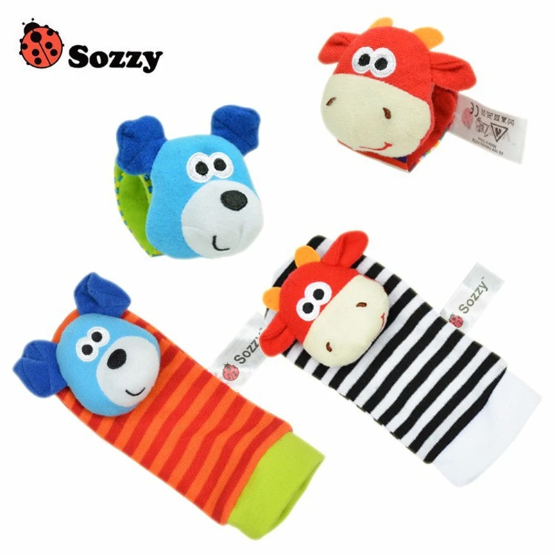 

Baby Rattle Toys 2016 New Garden Bug Wrist Foot Socks Multicolor 2pcs Waist+2pcs Socks=4pcs/lot (YYT121-YYT123)
