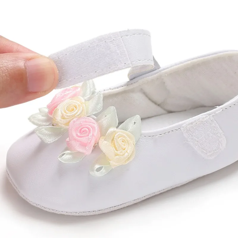

Spring Autumn Baby Shoes Baby Toddler First Walker Newborn Simple Small Fresh Flowers Baby Girl Princess Shoes