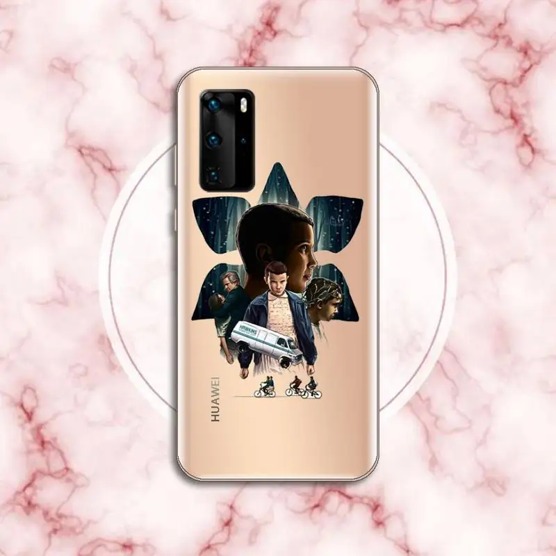 

Stranger Things American TV show Phone Case Transparent for Huawei P honor 8 10i 20 30 40 smart 2019