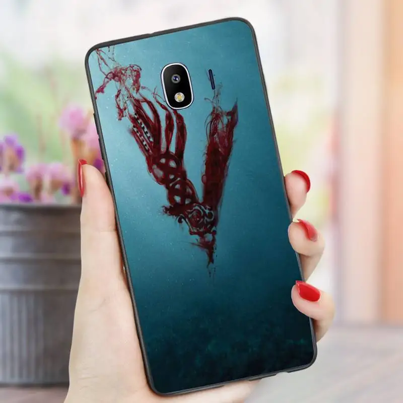 

Ragnar Lothbrok Vikings Phone Case For Samsung S6 S7 S8 S9 S10 E S20 Edge plus lite 2019 Black soft nax fundas cover